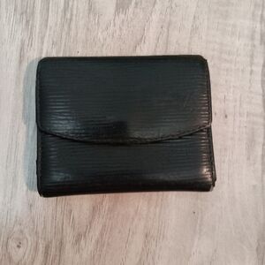 Louis Vuitton Wallet Purse Coin Case Epi Black Leather unisex